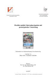 Flexible mobile Fahrradnavigation mit prototypischer Umsetzung