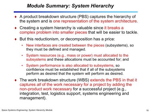 System Hierarchy - Systems Modeling Simulation Lab. KAIST