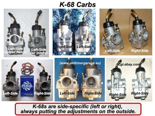 K-68 Carburetor - Good Karma Productions