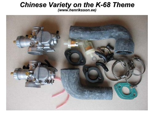 K-68 Carburetor - Good Karma Productions