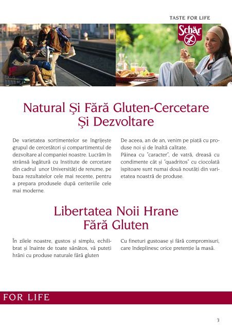 CATALOGUL PRODUSELOR FĂRĂ GLUTEN