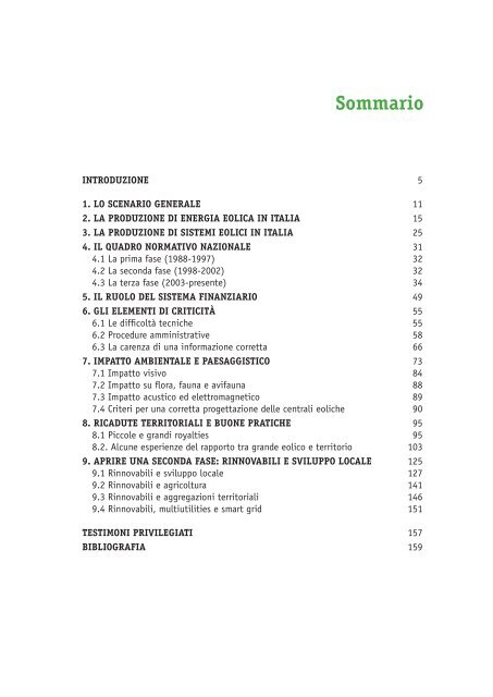 Energia eolica e sviluppo locale - Ambiente e Territorio - Coldiretti