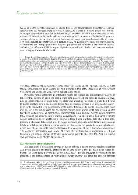 Energia eolica e sviluppo locale - Ambiente e Territorio - Coldiretti