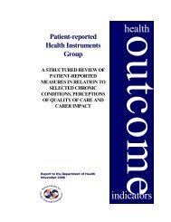 Chapter 10: Patient-reported Health Instruments: Carer impact ...