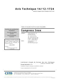 Avis Technique 14/12-1724 Sanpress Inox - Viega