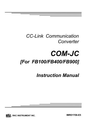 COM-JC - rkc instrument inc.