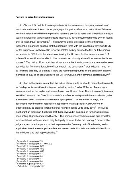 Liberty's Second Reading Briefing on the Counter-Terrorism & Security Bill in the House of Commons