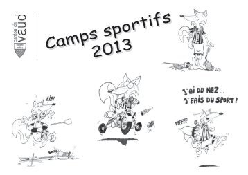 Catalogue des camps de vacances 2013 - Site officiel du Canton de ...