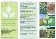 German Society of Agronomy . German Society of Agronomy