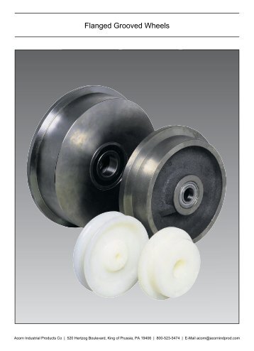 Flanged Grooved Wheels - Acorn Industrial Products Co