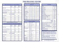 Click to download Full Pricelist - The Hellenic Centre