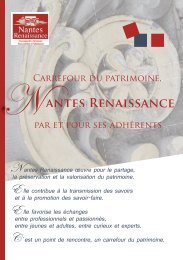 Notre plaquette - Nantes Renaissance