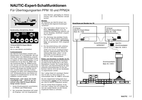 Programmierbeispiel - Graupner