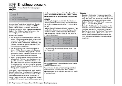 Programmierbeispiel - Graupner