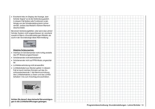 Programmierbeispiel - Graupner