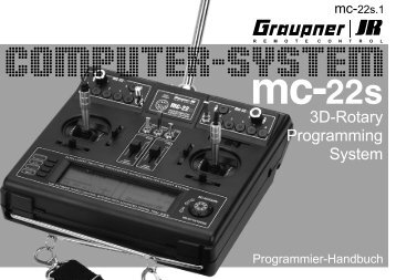 mc-22s.1 - Programmier-Handbuch - Graupner
