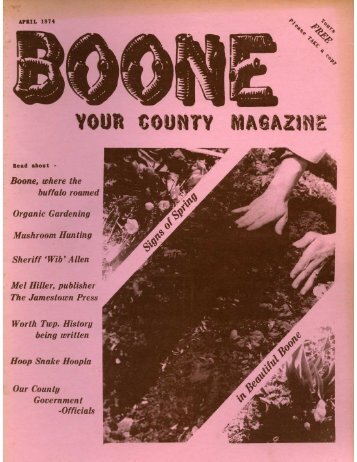 Boone: Your County Magazine Vol 1, Issue 3