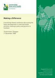 Making a Difference - Community Food and Health