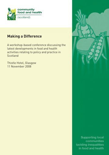 Making a Difference - Community Food and Health