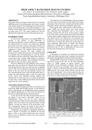 high aspect ratio deep silicon etching - Wireless Integrated ...