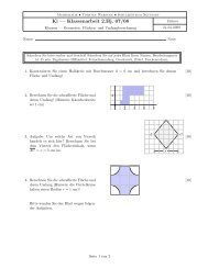 Klausur Geometrie Ki