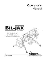 Bil-jax 3522A Operator Manual - Sunflower Rental