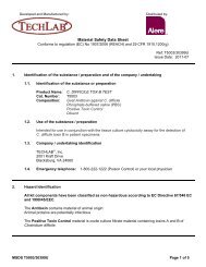 Material Safety Data Sheet (MSDS) - TechLab