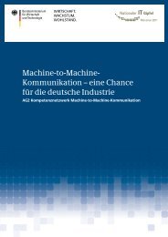 eine Chance fÃ¼r die deutsche Industrie - M2M Alliance