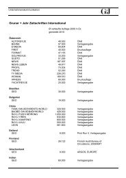 Gruner + Jahr Zeitschriften International