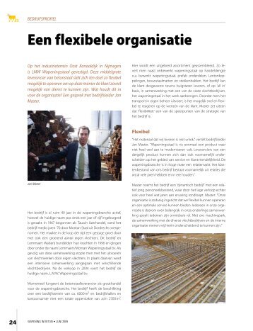 Een flexibele organisatie - Wapening in Beton