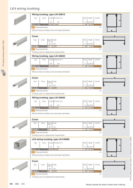 LFS | VK wiring trunking system, Dahl - OBO Bettermann