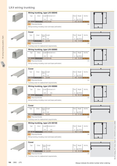 LFS | VK wiring trunking system, Dahl - OBO Bettermann