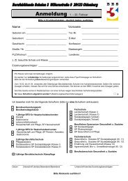 Anmeldeformular - Berufsbildenden Schulen 3