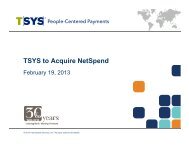 presentation - TSYS