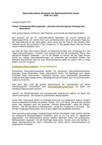 Standard-Programm 115,77 Euro pro Tag - Habichtswaldklinik ...