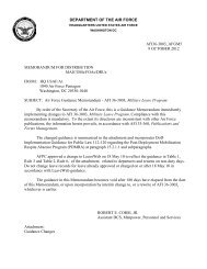 AFI 36-2907 - Air Force E-Publishing