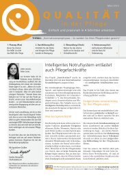 QUALITÄT - Friedenshort - Intern