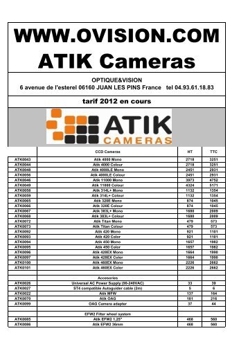 ATIK Cameras