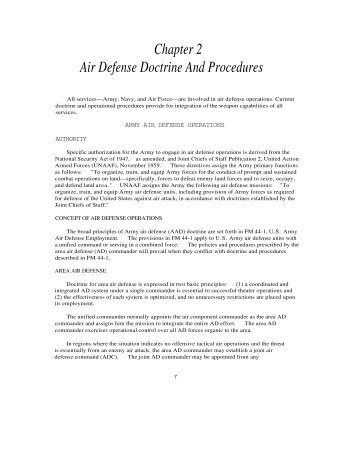 Chapter 2 Air Defense Doctrine And Procedures - Ed Thelen's Nike ...