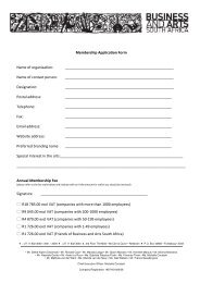 Membership Application Form Name of organisation - Business and ...