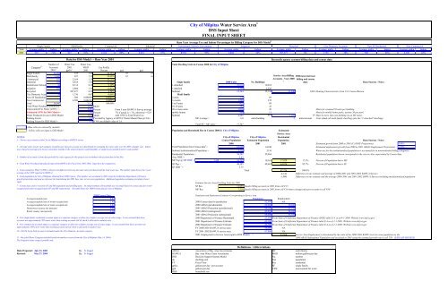 SFPUC Wholesale Customer Water Demand Projections ... - BAWSCA