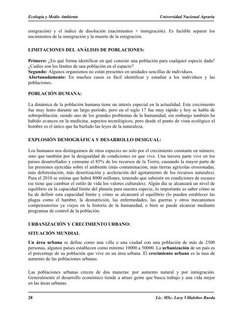 ECOLOGIA Y MEDIOAMBIENTE - Centro Nacional de InformaciÃ³n y ...