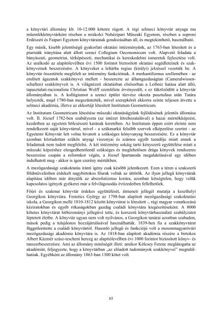 PDF 1595 kbyte - MEK - OrszÃ¡gos SzÃ©chÃ©nyi KÃ¶nyvtÃ¡r