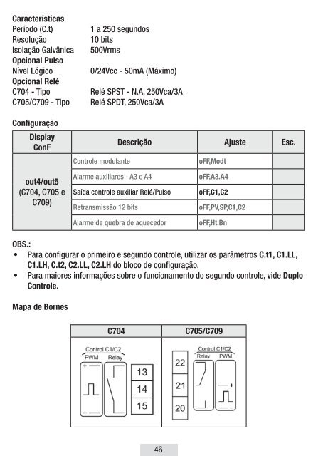 Manual de InstruÃ§Ãµes C704, C705, C709.indd - Contemp