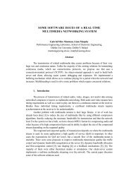 some software issues of a real-time multimedia networking ... - DCU