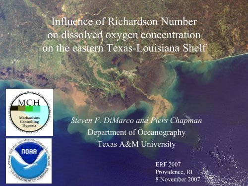 influence of richardson number on dissolved oxygen concentration ...