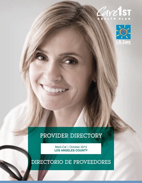 Provider Directory - Los Angeles County - Care1st Health Plan