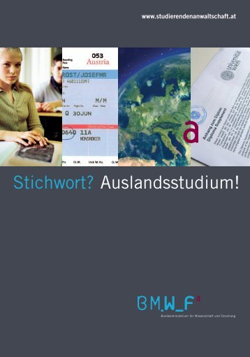 Stichwort? Auslandsstudium! - Bundesministerium für Wissenschaft ...