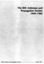 IEEE AP-S: 1949 â 1982 - IEEE Antennas And Propagation