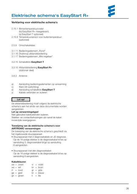 bijlage elektrische schema's Airtronic_incllaadr_2.indd - Equipment